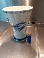 Delftsblauwe vaas (met 2 kreeften) van Hoevesvis B.V., Ophalen of Verzenden