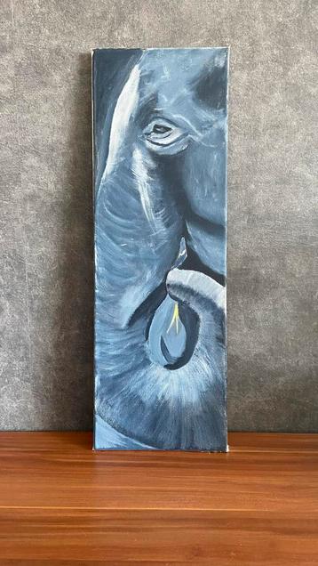 Olifant Schilderij - Nieuw! beschikbaar voor biedingen