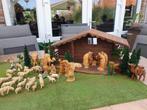 Vintage kerststal, Ophalen of Verzenden, Zo goed als nieuw