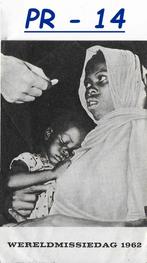 PR14 Prentje  Wereldmissiedag 1962, Verzamelen, Religie, Ophalen of Verzenden, Zo goed als nieuw, Boek