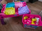 Mega Bloks Bouwtafel met Blokken, Ophalen of Verzenden, Zo goed als nieuw, Megabloks