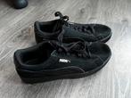 Puma suède classic maat 38.5 zwart, Ophalen of Verzenden, Zo goed als nieuw, Zwart, Sneakers of Gympen