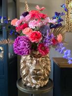 Een💕 Eyecatcher💕 Zijden bloemen in vaas Leeuwkop Nu 100,00, Ophalen of Verzenden, Nieuw