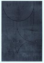 Leuk zwart vloerkleed Japandi stijl organisch 160x230 cm, Huis en Inrichting, Zwart, 150 tot 200 cm, 200 cm of meer, Ophalen of Verzenden