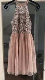 Prachtige jurk Maya de Luxe Petite met pailletten, Galajurk, Ophalen of Verzenden, Zo goed als nieuw, Roze