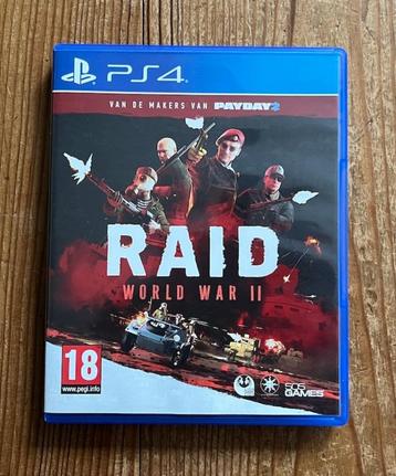 PS4 game RAID World War II beschikbaar voor biedingen