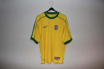 Authentiek Brazilië shirt THUIS 1998/2000 XL beschikbaar voor biedingen