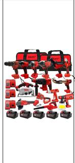 Hand gereedschap sets accu lader 21v 18v, Doe-het-zelf en Verbouw, Gereedschap | Handgereedschap, Ophalen of Verzenden, Nieuw