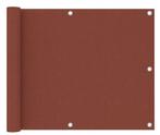 Balkonscherm windscherm terracotta 75x500 NIEUW GRATIS BZRGD, Kunststof, Verzenden, Nieuw, 3 tot 6 meter