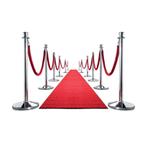 Rode Loper 10 meter | Incl. afzetpalen huren, Ophalen of Verzenden, Nieuw, Overige