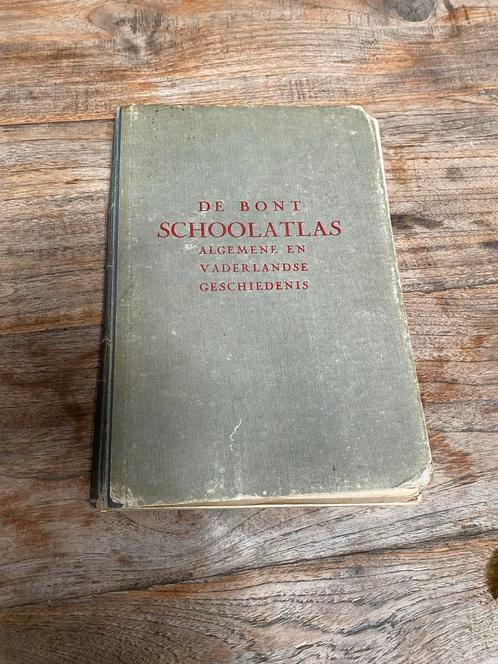 De Bont Schoolatlas - Geschiedenis, Boeken, Atlassen en Landkaarten, Gelezen, Overige atlassen, Nederland, 1800 tot 2000, Ophalen of Verzenden