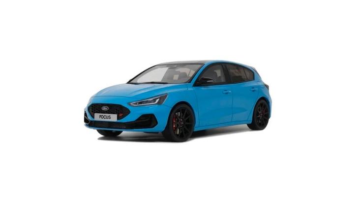 Ford Focus ST Edition Azure Blue 2024, Hobby en Vrije tijd, Modelauto's | 1:18, Nieuw, Auto, OttOMobile, Ophalen of Verzenden