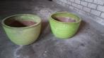 ceramic bloempotten, Tuin en Terras, Bloempotten, Gebruikt, Rond, Binnen, Minder dan 40 cm