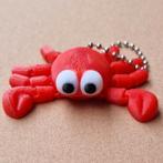 Krab sleutelhanger (3D print), Ophalen of Verzenden, Nieuw, Dier of Natuur