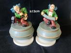 Muziekdoosjes Clowns Vintage, Antiek en Kunst, Curiosa en Brocante, Ophalen of Verzenden