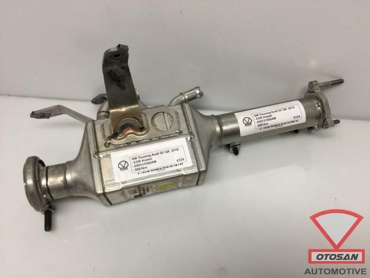 vw touareg audi q7 q8 2018 egr koeler 3.0tdi 059131508am, Auto-onderdelen, Uitlaatsystemen, Volkswagen, Gebruikt, Ophalen of Verzenden