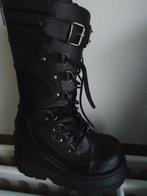 Demonia laarzen, Kleding | Dames, Schoenen, Hoge laarzen, Zwart, Ophalen of Verzenden, Zo goed als nieuw