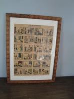 OUDE INGELIJSTE VINTAGE CENTPRENT van "JAN de WASSCHER", Ophalen of Verzenden