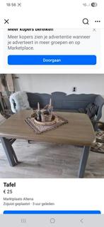 Tafel., Huis en Inrichting, Tafels | Sidetables, 100 tot 150 cm, Eikenhout, Ophalen of Verzenden, Landelijk