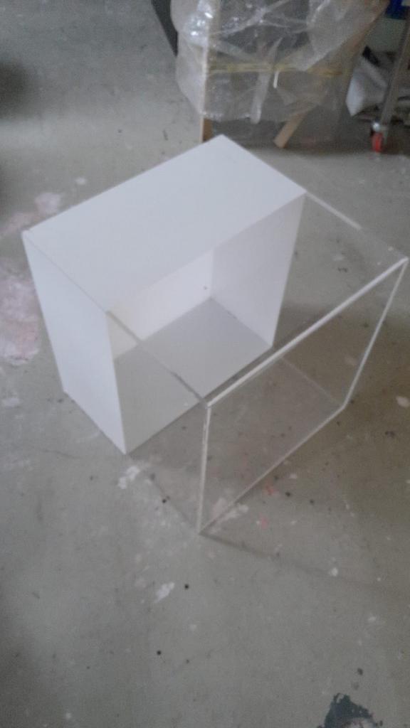 Plexiglas/Perspex/acrylaat kubussen 50 cm met deksel 11 st., Zakelijke goederen, Kantoor en Winkelinrichting | Kantoorartikelen