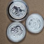 3 x 1/2 ounce lunar, Ophalen of Verzenden, Zilver