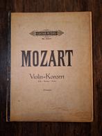 Mozart Vioolconcert nr. 2, K. 211 - Peters, Muziek en Instrumenten, Bladmuziek, Gebruikt, Klassiek, Ophalen of Verzenden, Artiest of Componist