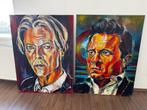 Schilderij David Bowie en Johnny Cash, Ophalen