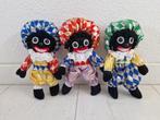 3 vrolijke zwarte Piet poppen met oorbellen, Verzenden, Gebruikt