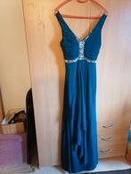 PRACHTIGE GALA JURK TERQUOIS ZEEGROEN-M-NIEUW, Maat 38/40 (M), Galajurk, Ophalen of Verzenden, Zo goed als nieuw