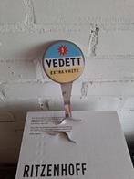 Vedett tapruiter staal + 6 x vedett glas nieuw, Ophalen of Verzenden, Zo goed als nieuw