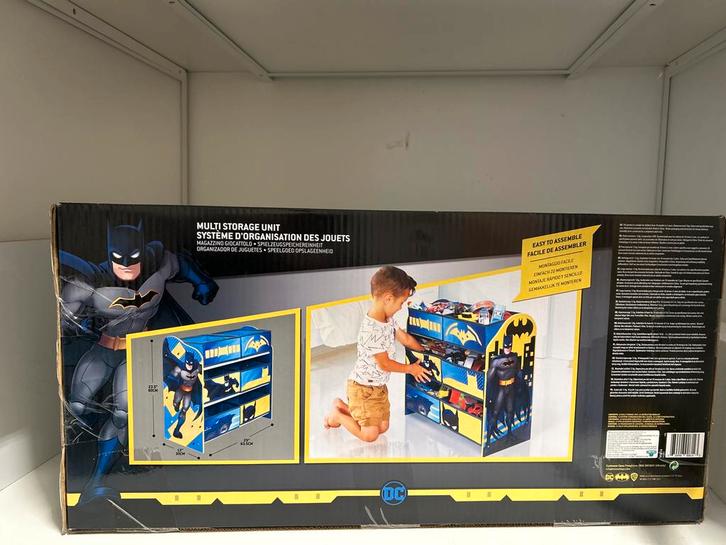 Batman Speelgoed Opberger - Nieuw in Doos! 63,5x60x30cm, Kinderen en Baby's, Kinderkamer | Commodes en Kasten, Nieuw, Kast, Minder dan 90 cm