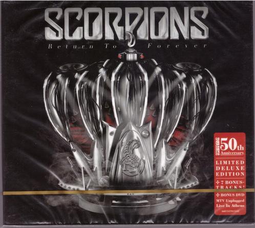 Scorpions Return To Forever / MTV Unplugged Athens CD + DVD, Cd's en Dvd's, Cd's | Rock, Nieuw in verpakking, Overige genres, Verzenden