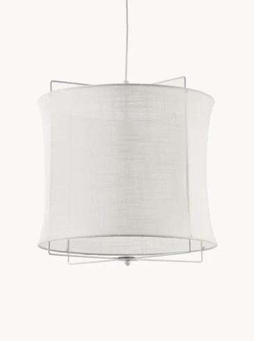 Westwing Clouds hanglamp – wit linnen, nieuwstaat, Huis en Inrichting, Lampen | Hanglampen, Nieuw, Minder dan 50 cm, Ophalen of Verzenden