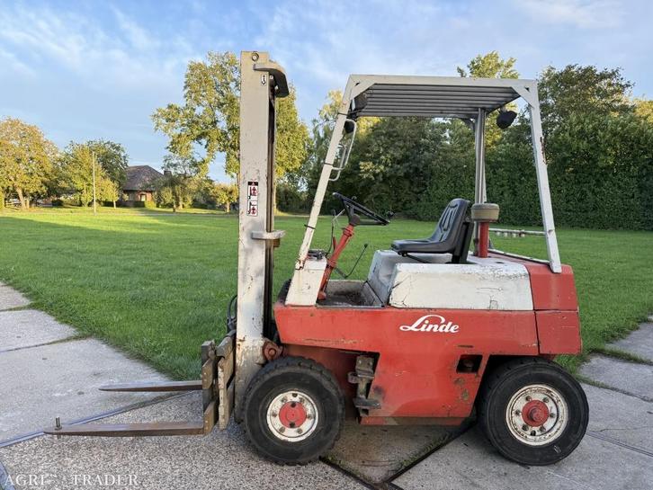 Oerdegelijke Linde 2 tonner diesel heftruck Sideshift, Zakelijke goederen, Machines en Bouw | Heftrucks en Intern transport, Heftruck