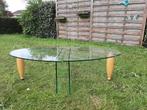 Salon tafel, glas, 50 tot 100 cm, Minder dan 50 cm, Glas, Zo goed als nieuw