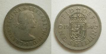 PD31292 Engeland 1 Shilling 1954 beschikbaar voor biedingen