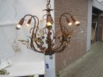 Vintage Italiaanse kroonluchter, Huis en Inrichting, Lampen | Kroonluchters, Gebruikt, Ophalen of Verzenden, Glas