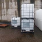 Ibc met kunstof pallet., Tuin en Terras, Regentonnen, 150 liter of meer, Ophalen of Verzenden, Zo goed als nieuw