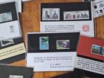 Herdenkings mapjes/briefjes met postzegels, Postzegels en Munten, Postzegels | Nederland, Verzenden, Na 1940, Gestempeld