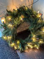 Leuke kerst deur krans met licht, Ophalen of Verzenden, Zo goed als nieuw