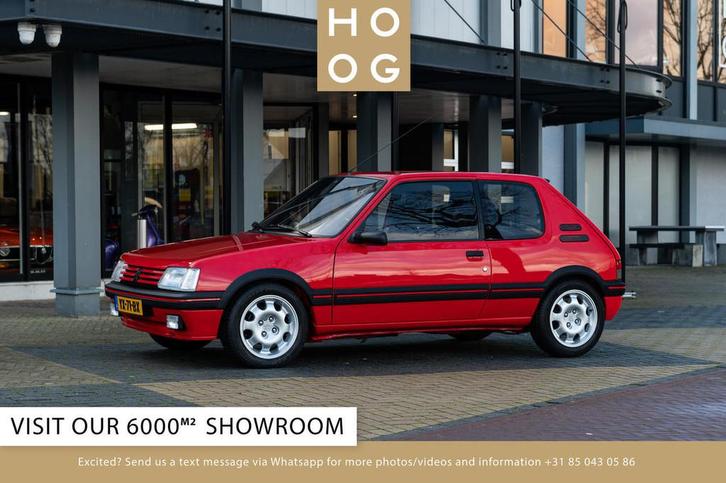 Peugeot 205 1.9 GTI *NEW CONDITION* (bj 1990), Auto's, Oldtimers, Bedrijf, Te koop, Peugeot, Benzine, Hatchback, Handgeschakeld