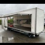 aanhanger met tent schamel aanhanger, Ophalen