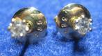 Diamant oorbellen circa 1970 14 karaat goud, Ophalen, Goud, Oorbellen, Met edelsteen