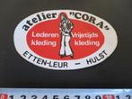 sticker etten-leur hulst atelier CORA lederen / vrijetijds k, Verzamelen, Ophalen, Zo goed als nieuw