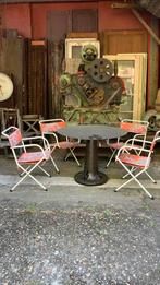 Vintage jaren ‘60 tuinsetje, Ophalen, Gebruikt, Nvt, Stoel