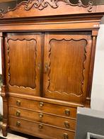 Antiek eiken kabinet kast, Ophalen