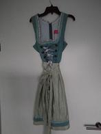 Blauw / groene Dirndl, in uitstekende staat, maat 36, Carnaval, Golden Trachten, Ophalen of Verzenden, Zo goed als nieuw