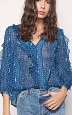 Bash zijde blouse koningsblauw, Only, Blauw, Ophalen of Verzenden, Zo goed als nieuw