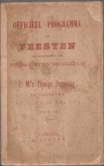 Programma Feesten Deventer's Ontzet 25 26, en 27 April 1864., Antiek en Kunst, Ophalen of Verzenden