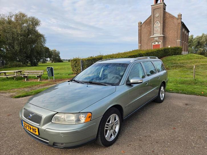Volvo V70 Classic 2.4 170PK AUT 2007 Groen - Family line., Auto's, Volvo, Particulier, V70, ABS, Airbags, Airconditioning, Alarm